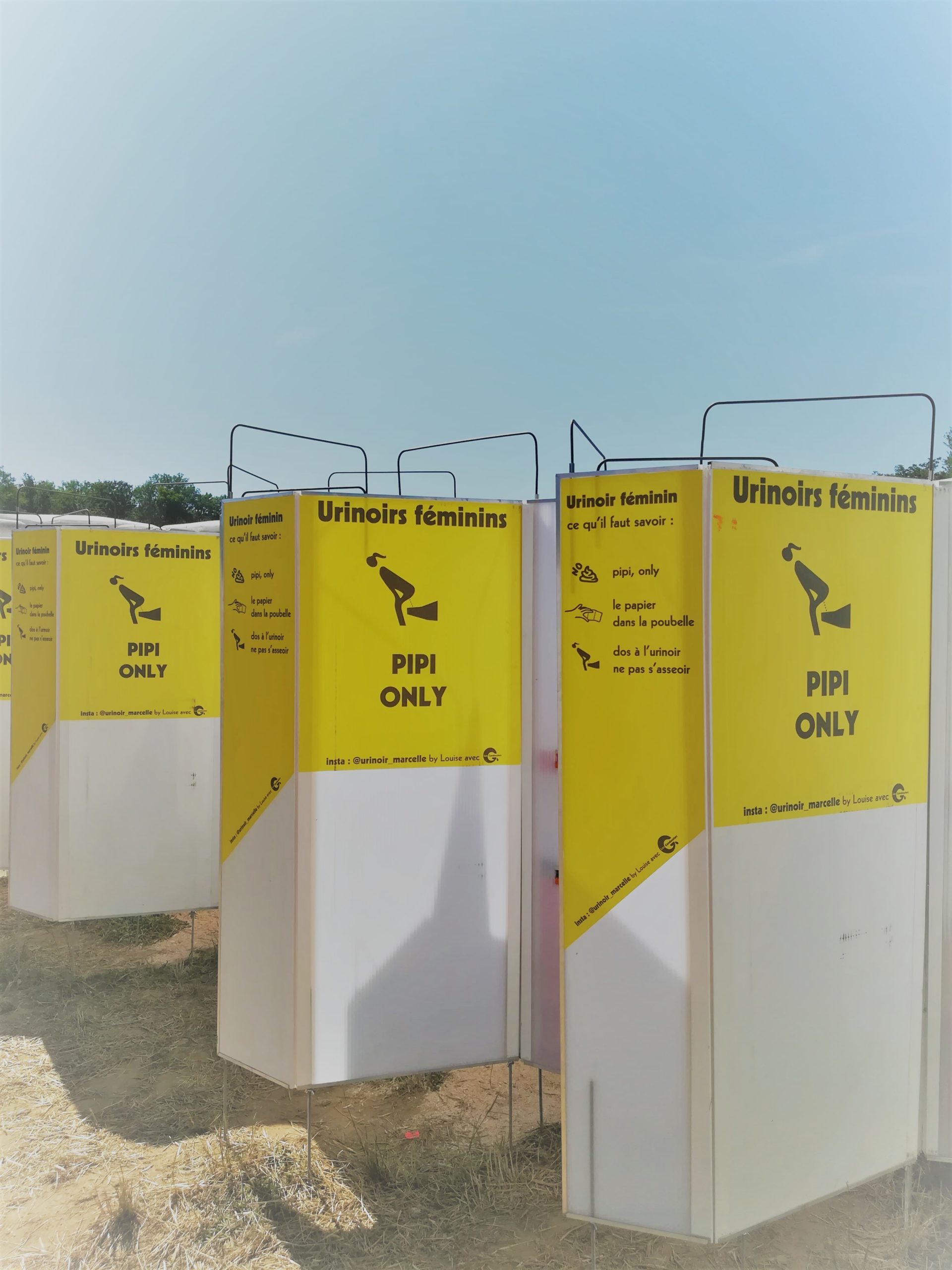 Le tout premier urinoir féminin testé au festival Summer Vibration